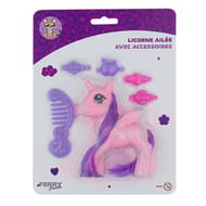 Petite licorne ailée et accessoires