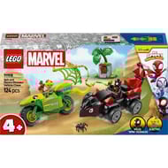 11198 Lego - Course-poursuite entre Spin et Electro en dino-véhicules