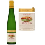 Cave d'augustin florent riesling AOP vin blanc d'Alsace 12°-37.5cl