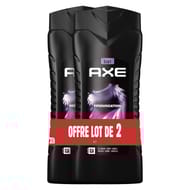 Axe gel douche homme 5en1 provocation 2x400ml