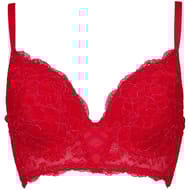 Soutien-gorge coque bustier ligne Séduction 7 ROUGE 100D