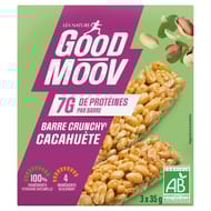 Good moov barre crunchy' cacahuète bio 105g