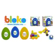 Oeufs bloko surprise 18 pcs - briques picots