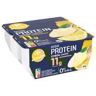 Carrefour sensation yaourt proteiné citron 4x120g