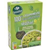 Carrefour sensation fusilli végétal pois cassé 250g