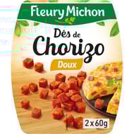 Fleury Michon dés de chorizo 2 x 60 g