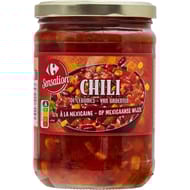 Carrefour sensation chili de légumes à la mexicaine 530g