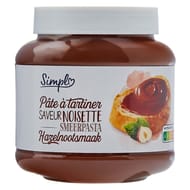 Simpl Pâte à tartiner 2% noisettes 750g