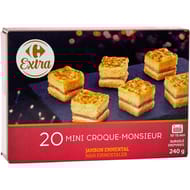 Carrefour extra 20 mini croque monsieur 240g