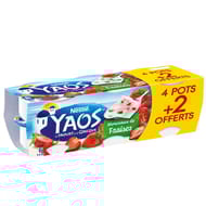 Yaos morceaux fraise 4x125g +2 offerts