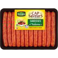 Chipolatas à l'italienne tomate origan x12 660g Socopa