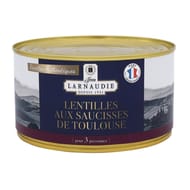 Jean larnaudie lentilles aux saucisses de toulouse