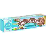 Carrefour classic' biscuits chocograni chocolat au lait saveur coco 200g