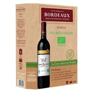 Cave d'augustin florent Bordeaux large malartic AOP BIO vin rouge 13.5°-3l