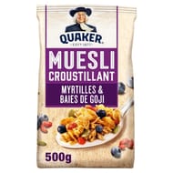 Quaker golden muesli godji myrtille 500g