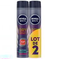 Nivea men anti-transpirant dry impact 72h 2x200ml