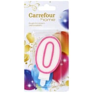 Carrefour Home bougie d'anniversaire chiffre n°0