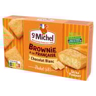 St michel mini brownie chocolat blanc x8 240g