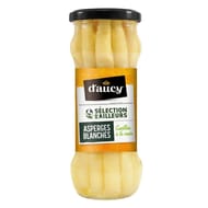 D'aucy asperges blanches grosses 37cl 205g