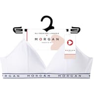 Soutien-gorge souple triangle junior Isa Morgan BLANC 70A