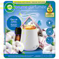 Air wick diffuseur brume parfumée fleur de coton & orchidée 20ml
