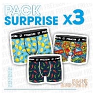 Lot de 3 boxers - Pack surprise Freegun BLEU 2 12/14 ANS