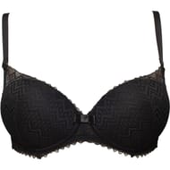 Soutien-gorge coque souple ligne Eden Escort Lingerie NOIR 95D