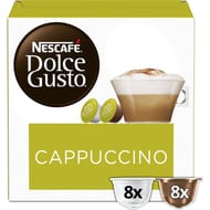 Nescafé Dolce Gusto cappuccino 8 capsules café + 8 capsules lait 186g