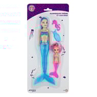 Mannequin sirène et son bébé