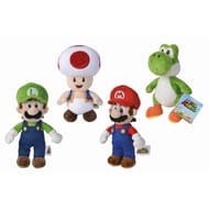 Peluche super mario 20 cm - 4 ass
