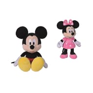 Mickey minnie 25 cm / 2 assortis