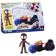 Spidey figurine + moto ast