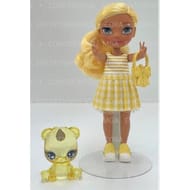 Rainbow high poupees littles - daisy (jaune)