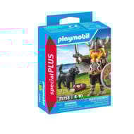 71755 Viking avec chien, bouclier et armes