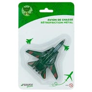 Avion de chasse en métal à rétrofriction