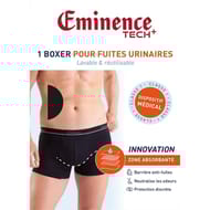 Boxer sérenité fuite urinaire homme Eminence 6107 NOIR T6