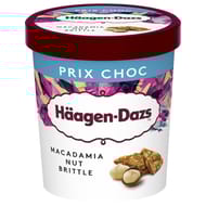 Haagen-Dazs pot macadamia nut brittle 460ml 400g prix choc