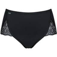 Lot de 2 slips maxi ligne Pure Sense Luxe Sloggi 0004 NOIR T42