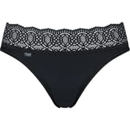 Lot de 2 slips tai ligne Pure Sense Luxe Sloggi 0004 NOIR T40