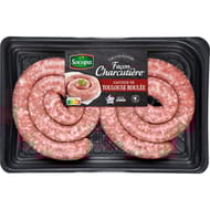Saucisse de toulouse roulée 800g Socopa