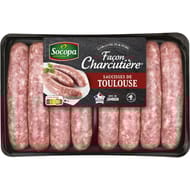 Saucisse de Toulouse x8 800g Socopa
