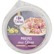 Carrefour Extra poulpe mariné olives vertes 110g