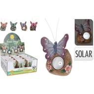 Lampe solaire papillon