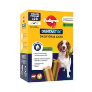 Pedigree dentastix pour chien (10-25kg) bâtonnets au poulet 720g