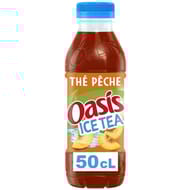 Oasis snacking thé peche 50cl