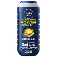 Nivea men réveil express fraîcheur 24h gel douche 250ml