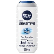 Nivea men sensitive 3en1 gel douche 250ml