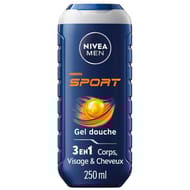 Nivea men sport + 3en1 shampooing-douche 250ml
