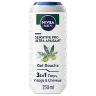 Nivea men gel douche sensitive pro ultra apaisant chanvre 250ml