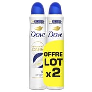 Dove anti-transpirant advanced care aérosol original lot de 2 x 200ml
